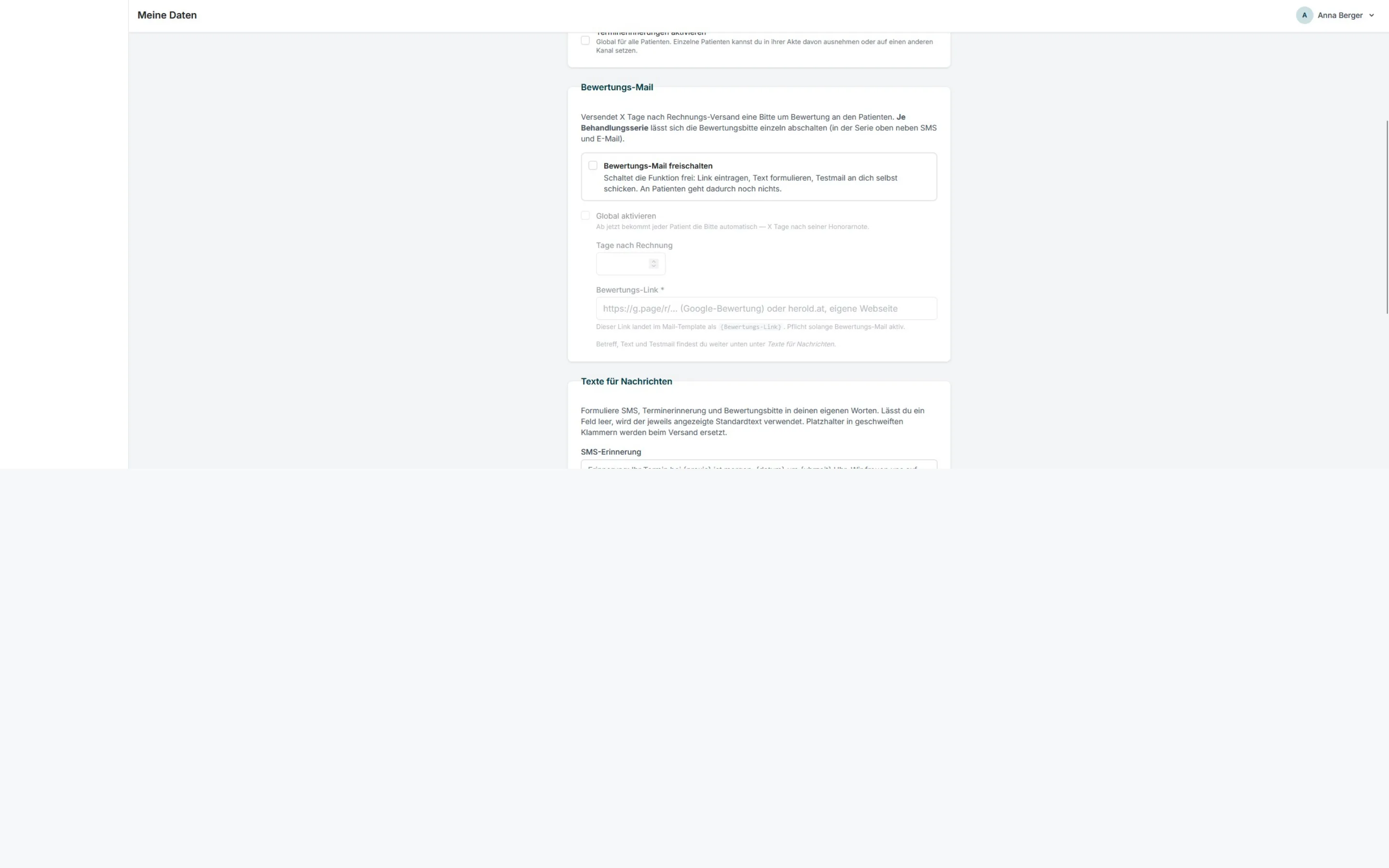 Bewertungs-Mail-Automatik in PhyPilot